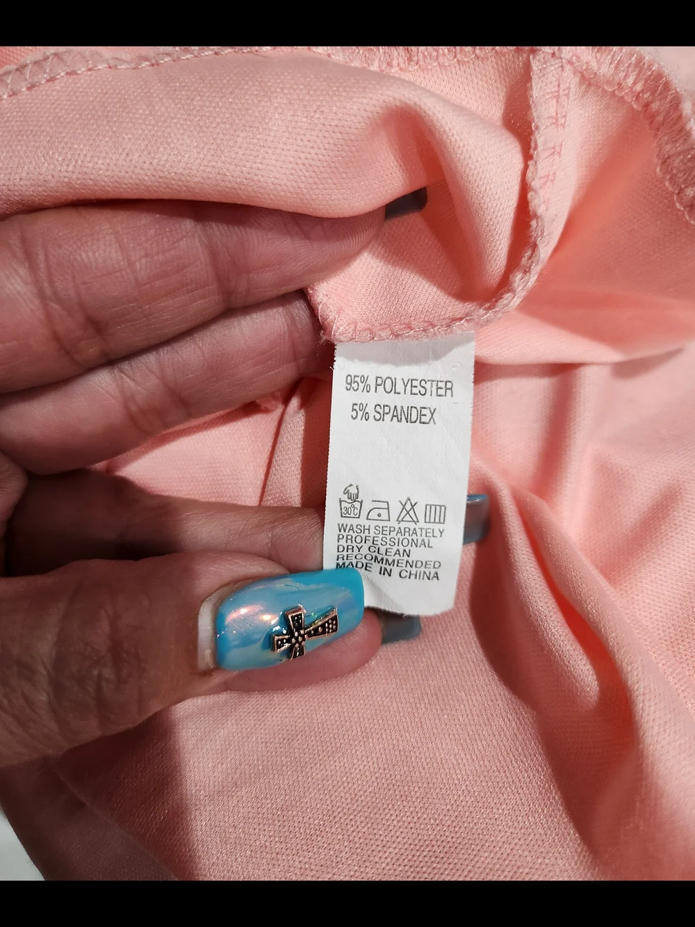 Sheer Pink Strawberry Embroidered Wrap Dress